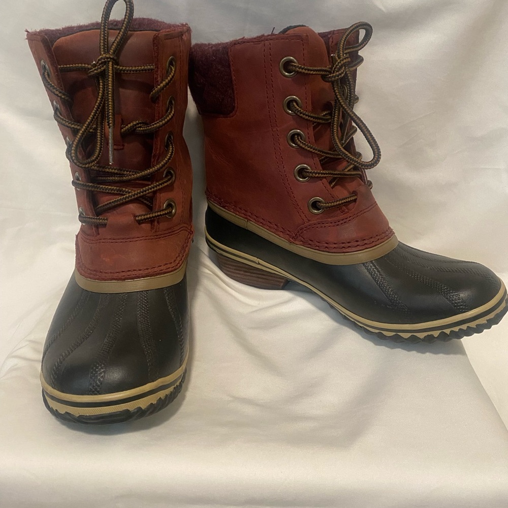Sorrel Slimpack 11 Lace up Winter Snow Boots Size 7